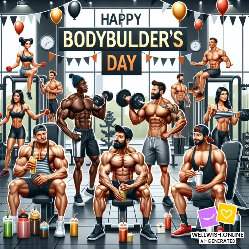 Celebrate Bodybuilder’s Day: Honor Strength & Dedication Greeting Card Celebrate Bodybuilder’s Day: Honor Strength & Dedication