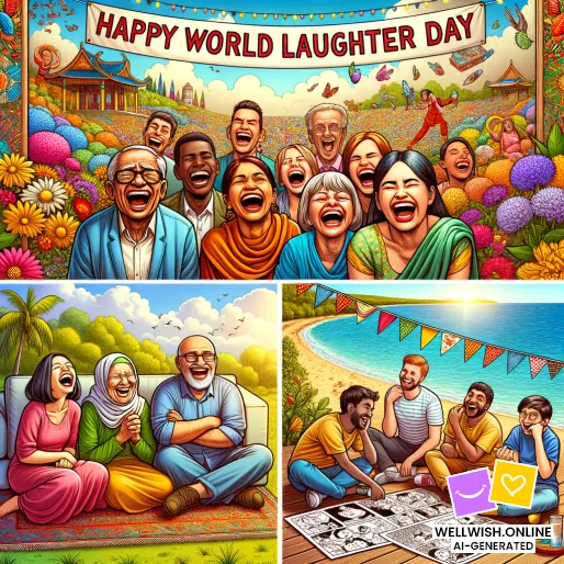 Celebrate World Laughter Day with Joy and Smiles Greeting Card Celebrate World Laughter Day with Joy and Smiles