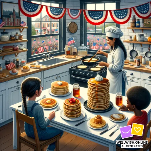 Celebrate National Pancake Day with Joy and Inspiration Greeting Card Celebrate National Pancake Day with Joy and Inspiration