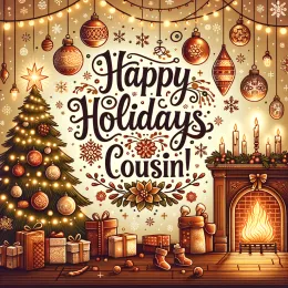 Greeting Card “Warm Winter Wishes: Joyful Memories and New Journeys Ahead”