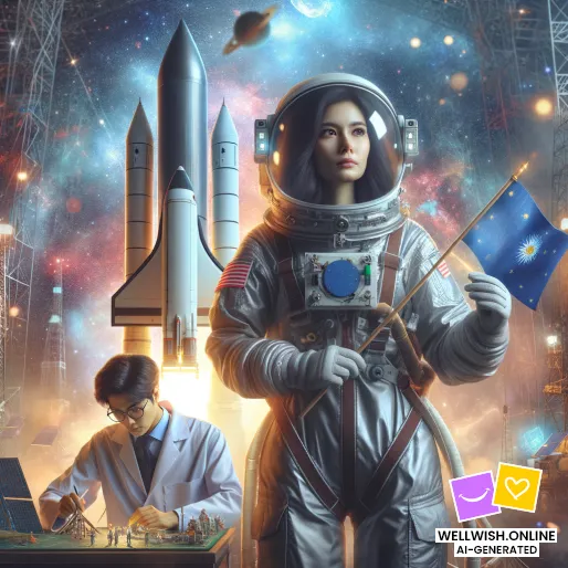 Celebrate Space Workers: Turning Stardust into Reality Greeting Card Celebrate Space Workers: Turning Stardust into Reality