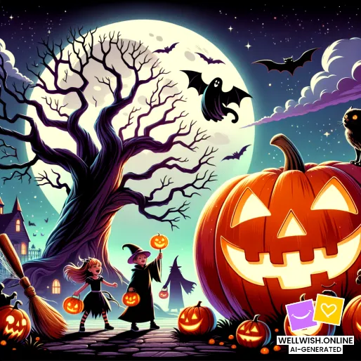 Magical Halloween: Embrace Joy, Wonder, and Surprises Greeting Card Magical Halloween: Embrace Joy, Wonder, and Surprises