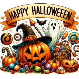 Greeting Card Enchanted Halloween: Mysteries, Dreams, and Delights
