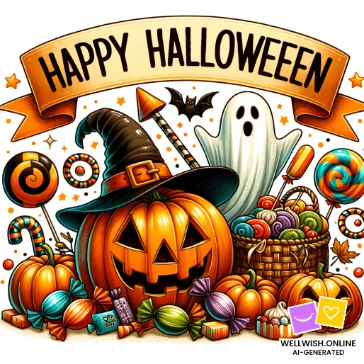 Greeting Card Enchanted Halloween: Mysteries, Dreams, and Delights