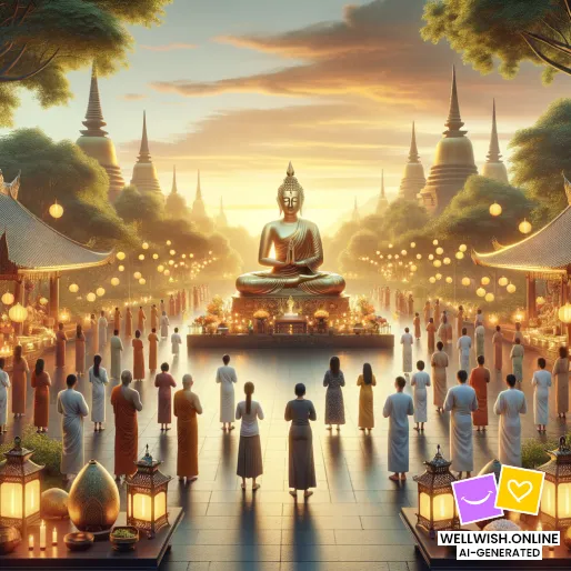 Buddha Day Blessings: Wisdom, Peace, and Inner Harmony Greeting Card Buddha Day Blessings: Wisdom, Peace, and Inner Harmony