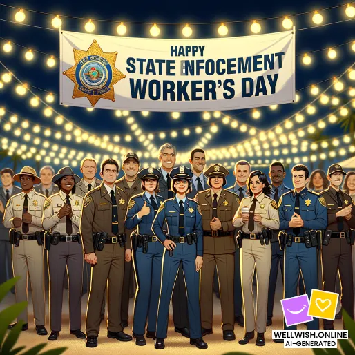 Celebrating State Enforcement Workers: Integrity and Impact Greeting Card Celebrating State Enforcement Workers: Integrity and Impact