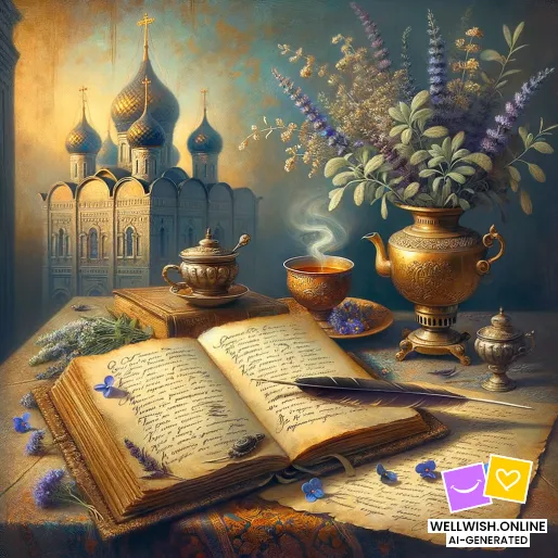 “Celebrate Pushkin Day with Inspiration and Creativity” Greeting Card “Celebrate Pushkin Day with Inspiration and Creativity”