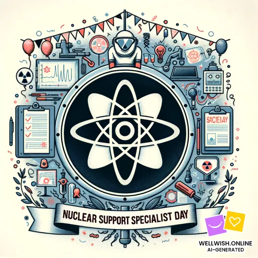 Celebrating Our Skilled Nuclear Support Specialists Greeting Card Celebrating Our Skilled Nuclear Support Specialists