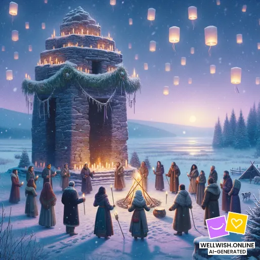 Abraza el Solsticio de Invierno: Encuentra Paz y Alegría en la Temporada Tarjeta postal Abraza el Solsticio de Invierno: Encuentra Paz y Alegría en la Temporada