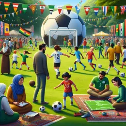 Greeting Card Celebrate Footballer’s Day: Unite in Joy and Passion