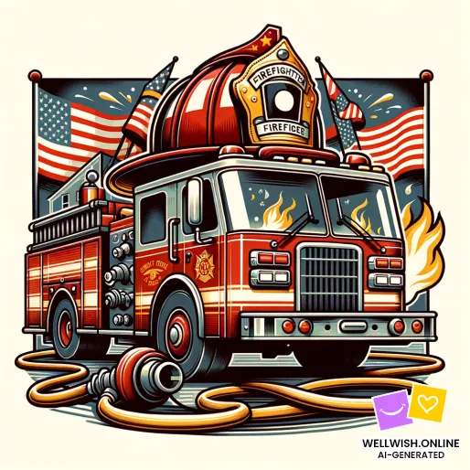 Firefighter’s Day: Celebrating Heroism and Bravery! Greeting Card Firefighter’s Day: Celebrating Heroism and Bravery!