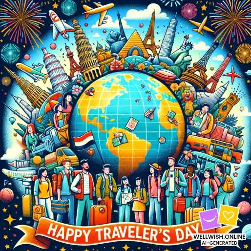 Celebrate Traveler’s Day: Embrace Adventure and New Journeys Greeting Card Celebrate Traveler’s Day: Embrace Adventure and New Journeys