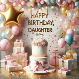 Greeting Card Celebrate an Extraordinary Girl’s Birthday with Joyful Wishes