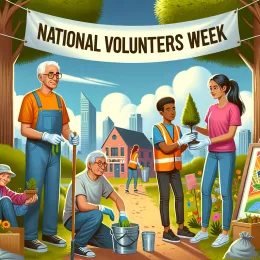 Greeting Card Celebrate National Volunteers Week: The Power of Giving