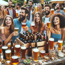 Greeting Card Celebrate National Beer Day with Cheers and Friendship