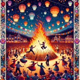 Greeting Card Celebrate the San Juan Festival: Embrace the Magic, Warmth, and Renewal