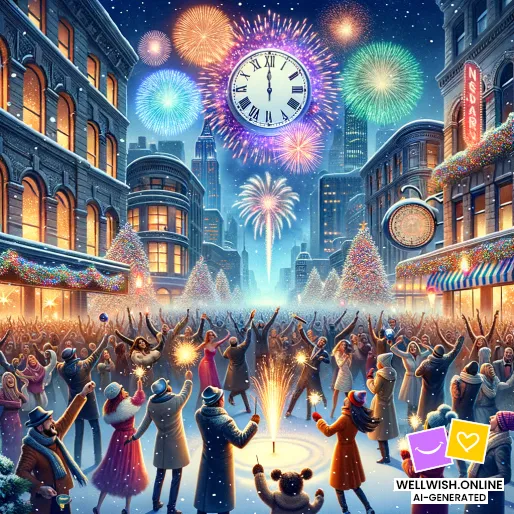 Оновлення Нового Року: Прийміть Пригоди та Радісні Заняття Листівка Оновлення Нового Року: Прийміть Пригоди та Радісні Заняття