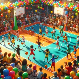 Greeting Card Celebrate Basketball Day: Joy, Teamwork, and Thrills