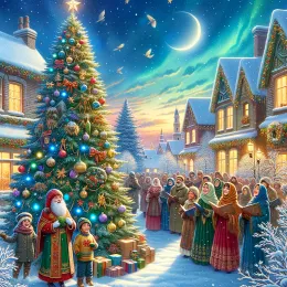 Greeting Card Heartwarming Christmas: Joy and Wonder Beyond the Season