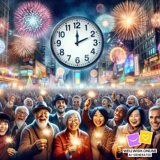 Листівка Прийміть нові пригоди та радість у прийдешньому році.