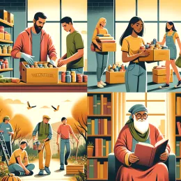 Greeting Card Celebrate the Impact and Power of Volunteering Today