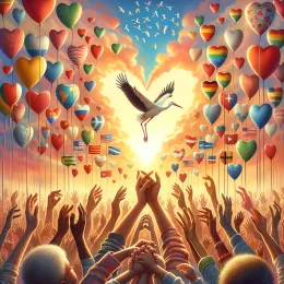Greeting Card Celebrate Adoption Day: Embrace New Beginnings Together
