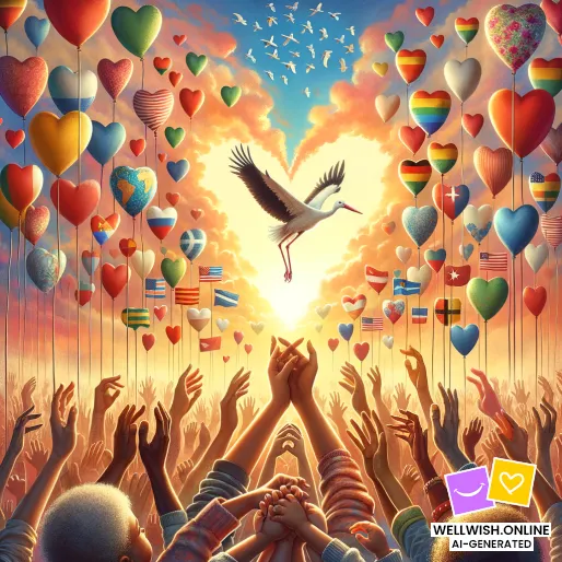 Celebrate Adoption Day: Embrace New Beginnings Together Greeting Card Celebrate Adoption Day: Embrace New Beginnings Together