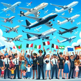 Greeting Card “Celebrate Civil Aviation: Inspiring Dreams to Soar”