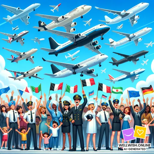 “Celebrate Civil Aviation: Inspiring Dreams to Soar” Greeting Card “Celebrate Civil Aviation: Inspiring Dreams to Soar”