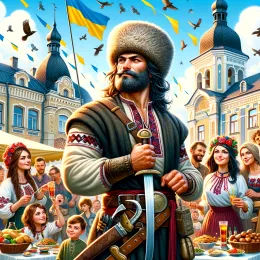 Відзначайте День Козацтва: Вшануйте Стійкість та Свободу Листівка Відзначайте День Козацтва: Вшануйте Стійкість та Свободу