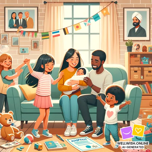 Celebrate Adoption Day: Cherish Love and Family Connections Greeting Card Celebrate Adoption Day: Cherish Love and Family Connections