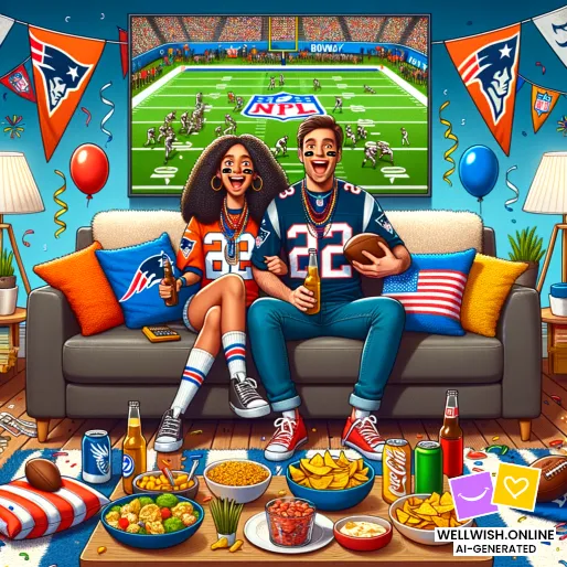 Greeting Card Super Bowl Sunday: Celebrate Team Spirit and Togetherness