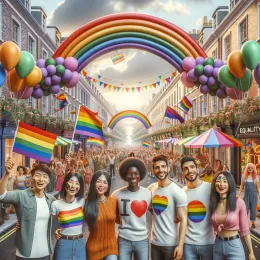 Greeting Card Celebrate Pride: Embrace Identity and Belonging
