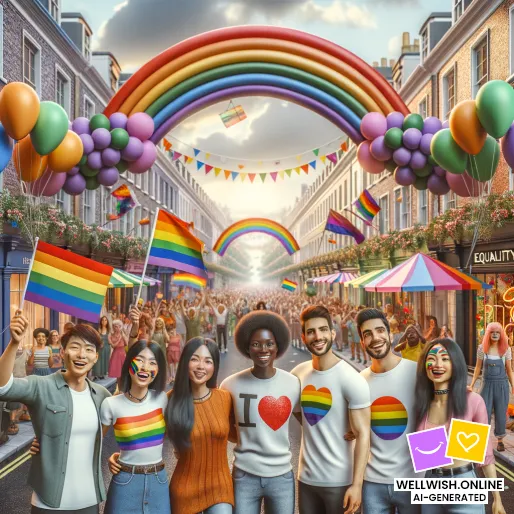 Celebrate Pride: Embrace Identity and Belonging Greeting Card Celebrate Pride: Embrace Identity and Belonging