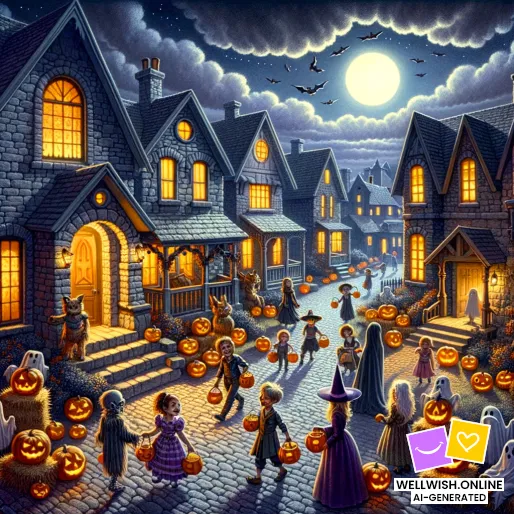 Enchanting Halloween: Joy, Mystery, and Autumn Magic Greeting Card Enchanting Halloween: Joy, Mystery, and Autumn Magic