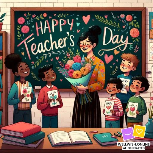 Celebrate Teacher’s Day: Honoring Wisdom and Dedication Greeting Card Celebrate Teacher’s Day: Honoring Wisdom and Dedication