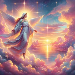 Greeting Card Assumption of Mary: Joy, Peace, and Graceful Inspiration