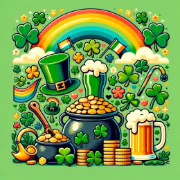 Greeting Card Spring Vibes and New Adventures this St. Patrick’s Day