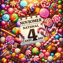 Greeting Card Celebrate National Candy Day with Sweet Treats and Joy