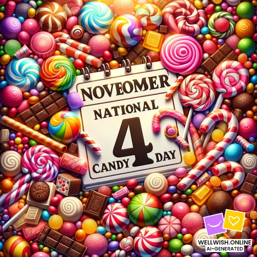 Celebrate National Candy Day with Sweet Treats and Joy Greeting Card Celebrate National Candy Day with Sweet Treats and Joy