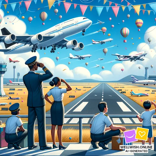 Soar to New Heights: Celebrate Civil Aviation Day Greeting Card Soar to New Heights: Celebrate Civil Aviation Day