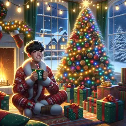 Greeting Card “Discover Joy and Adventure This Holiday Season”