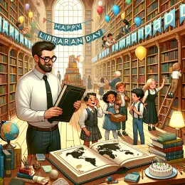 Greeting Card Celebrate National Librarian Day: Honoring Literary Guardians