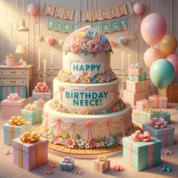 Greeting Card Joyful Birthday Wishes for a Year of Adventure and Love