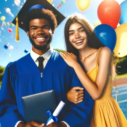 Greeting Card Step Boldly: Celebrate Your Graduation and New Adventures
