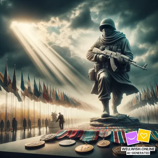 Honoring Military Bravery: Find Inspiration and Strength Greeting Card Honoring Military Bravery: Find Inspiration and Strength