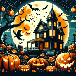 Greeting Card Magic of Halloween: Immerse Yourself in a World of Fantasy and Adventure