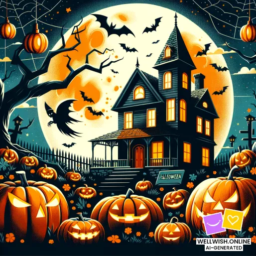 Magic of Halloween: Immerse Yourself in a World of Fantasy and Adventure Greeting Card Magic of Halloween: Immerse Yourself in a World of Fantasy and Adventure