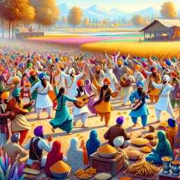 Greeting Card Celebrate Vaisakhi: Abundance, Joy, and New Beginnings