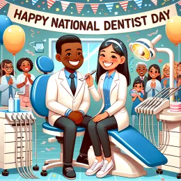 Greeting Card Celebrate National Dentist Day: Honoring Smile Artisans